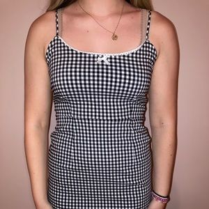 Gingham Bodycon Dress